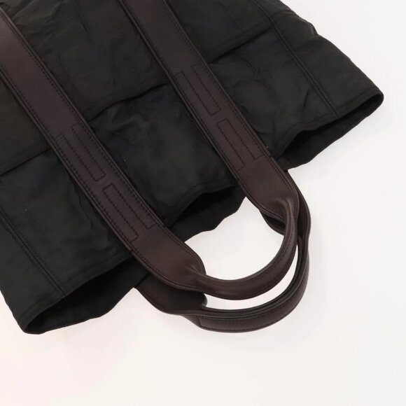 HERMES Acapulco Cabas MM Tote Bag Nylon Brown Auth - Picture 4 of 15